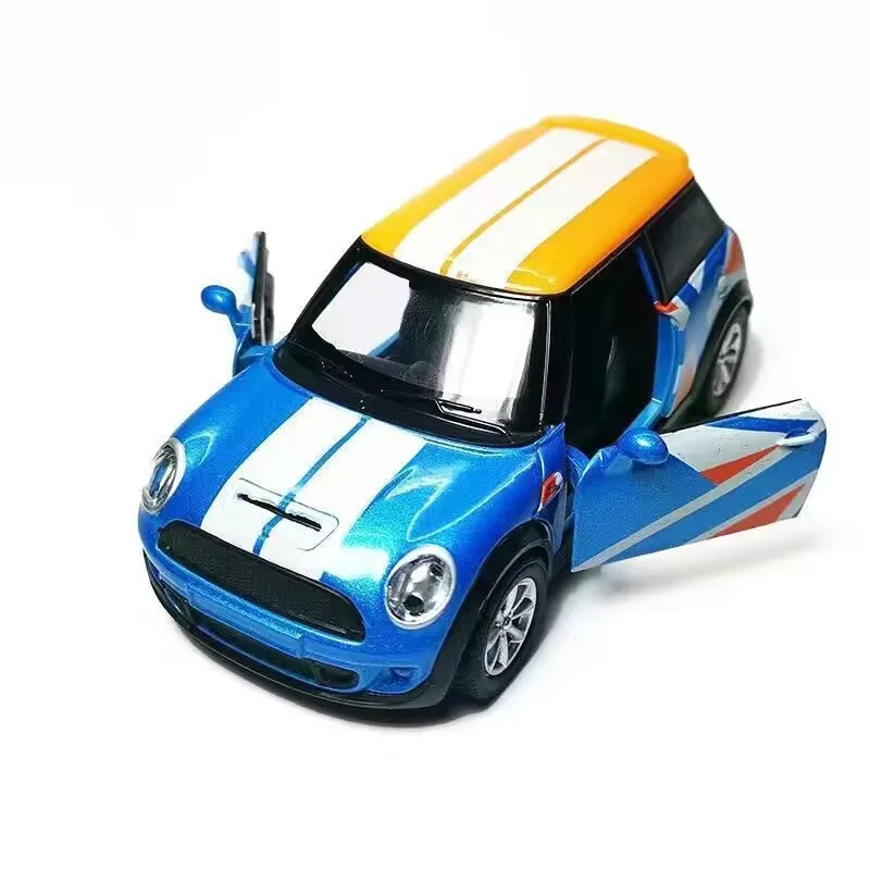 1:36 Mini Landgenoot Diecast Legering Metalen Automodel Mini Cooper Simulatie Metalen Speelgoedauto Voertuigen Modelcollectie Kindercadeau