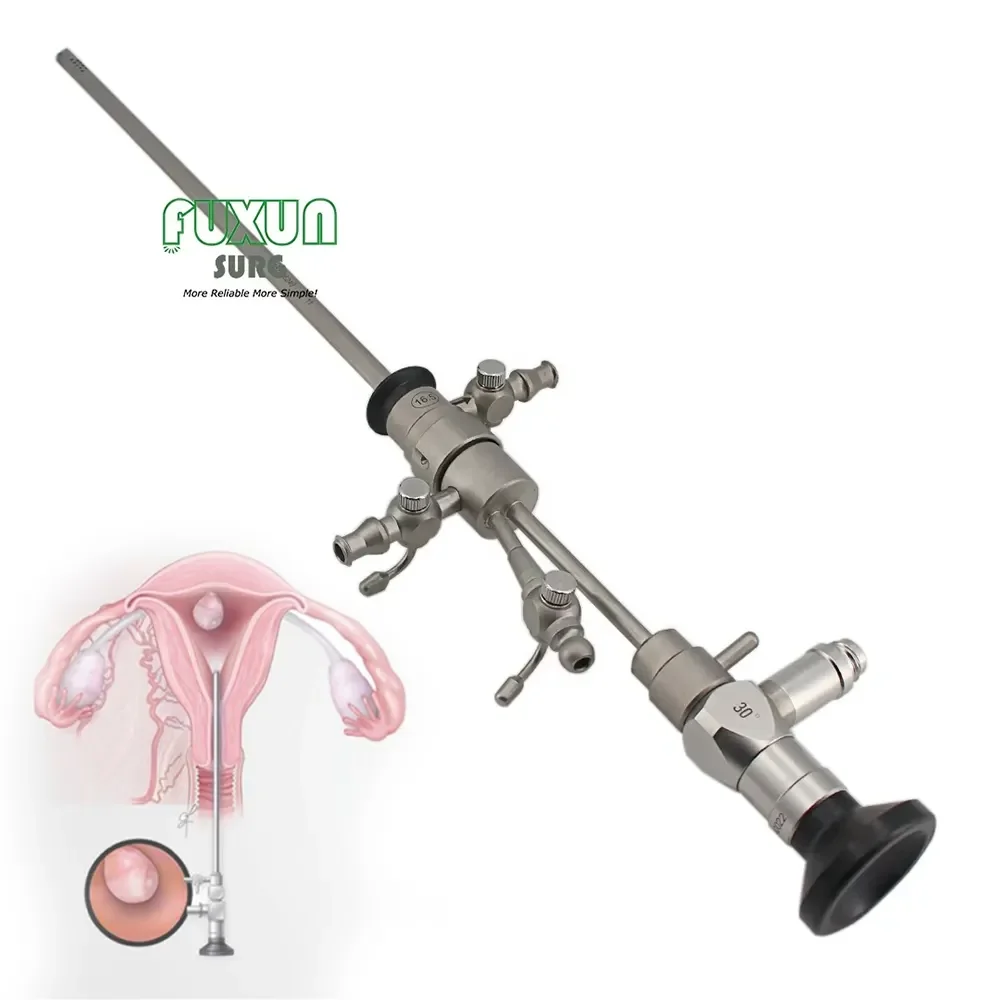 

2,9 мм гинекологическая операционная оболочка 16,5Fr, ручной жесткий набор для гистероскопии, внутренняя оболочка из нержавеющей стали, жесткий гистероскоп