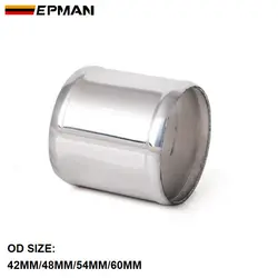 EPMAN Straight Aluminum Intercooler Intake Turbo Pipe OD 42mm/48mm/54mm/60mm L=76mm