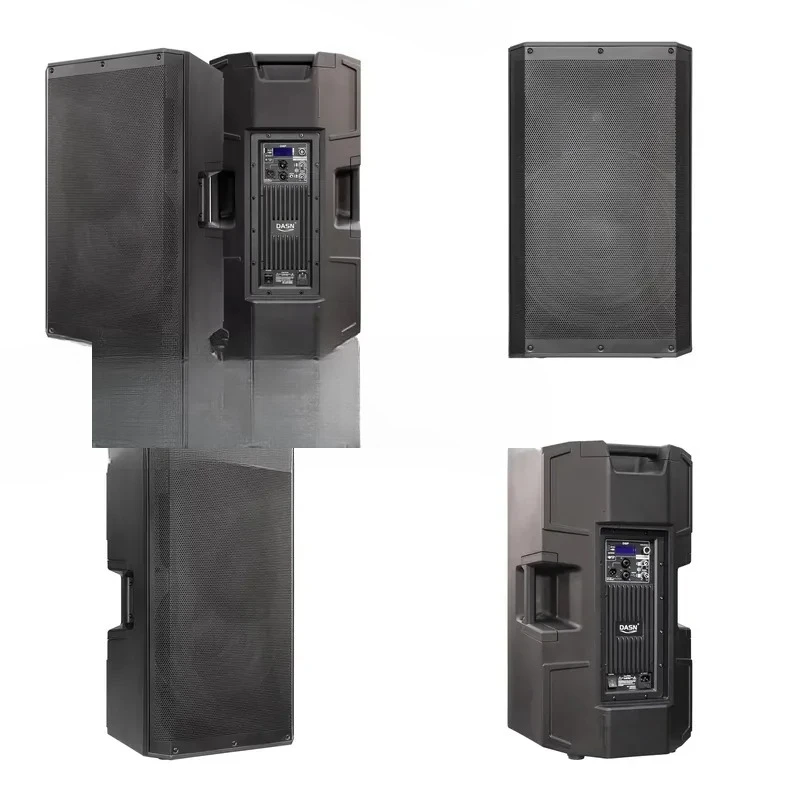 for  15 Inch 4000W  Professional Active Plastic Full Range Outdoor  Stage Family Church Monitor Band  Speaker