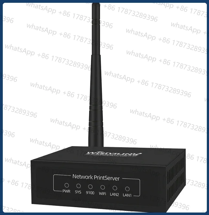Print Server 1-4 USB Port Printer Network Printing Sharing Device, Optional Wireless WiFi Mobile Phone AirPrint Scanning
