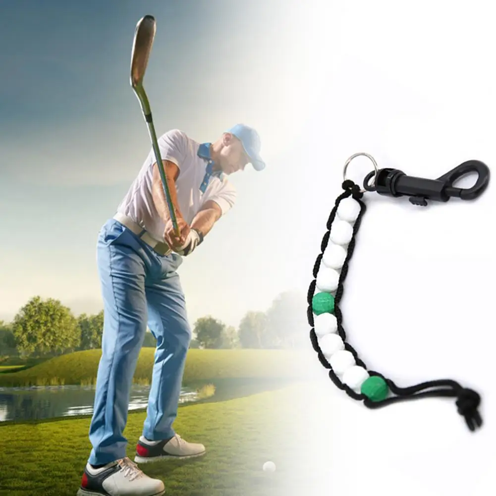 1/2Pcs Wholesale Easy-to-Use Golf Stroke Counter Plastic Bead Golf Score Tracker for Training & On-Course Use