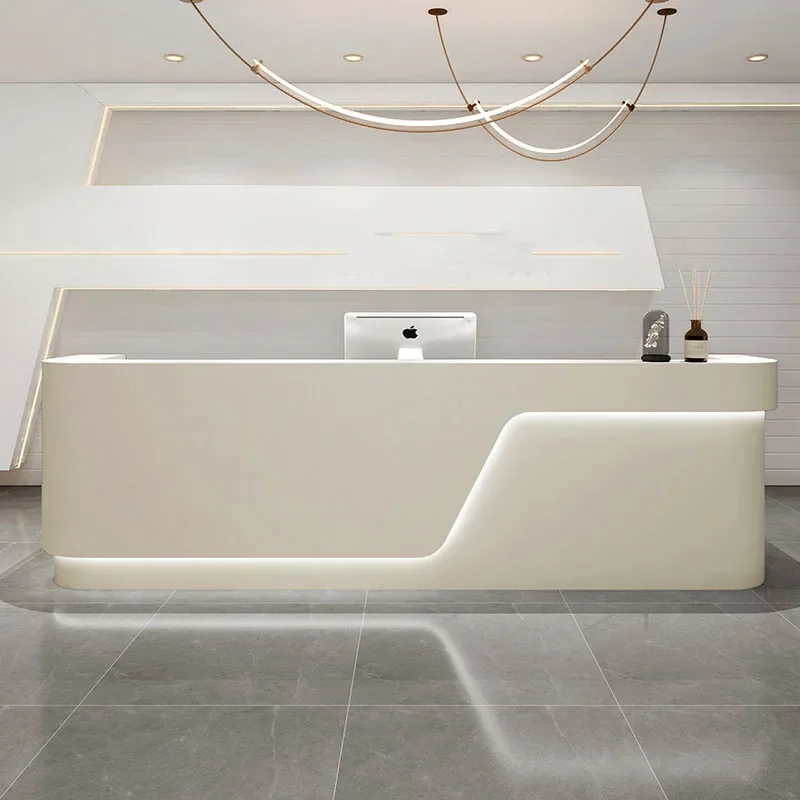 

European Pulpit Front Desk Restaurant Tables White Retail Pulpitos Hair Salon Counter Reception Minimalist Unique Furniture