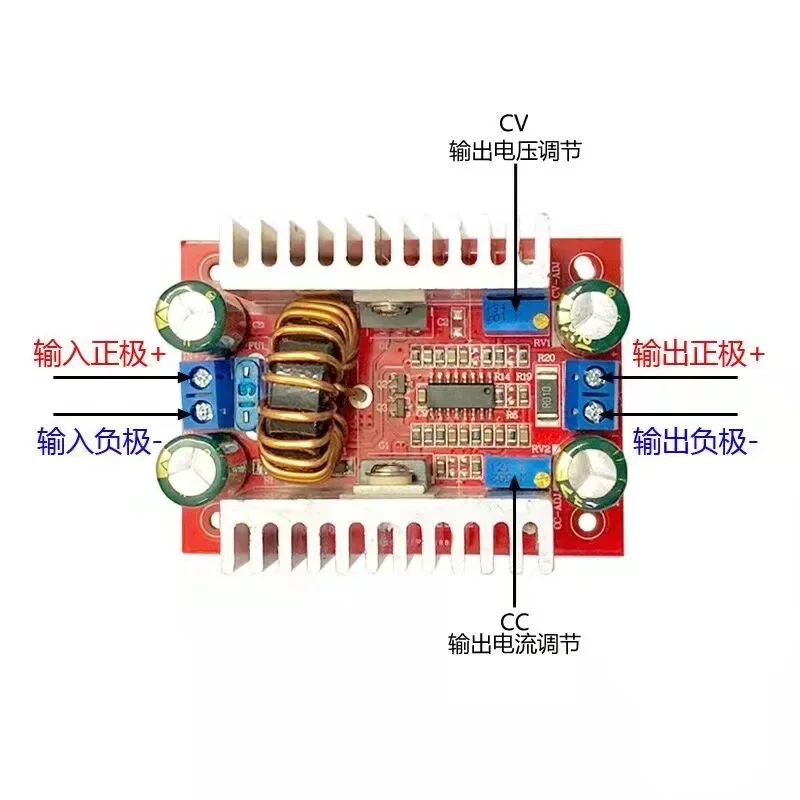 DC 400W 15A Step-up Boost Converter Constant Current Power Supply LED Driver 8.5-50V to 10-60V Voltage Charger Step Up Module