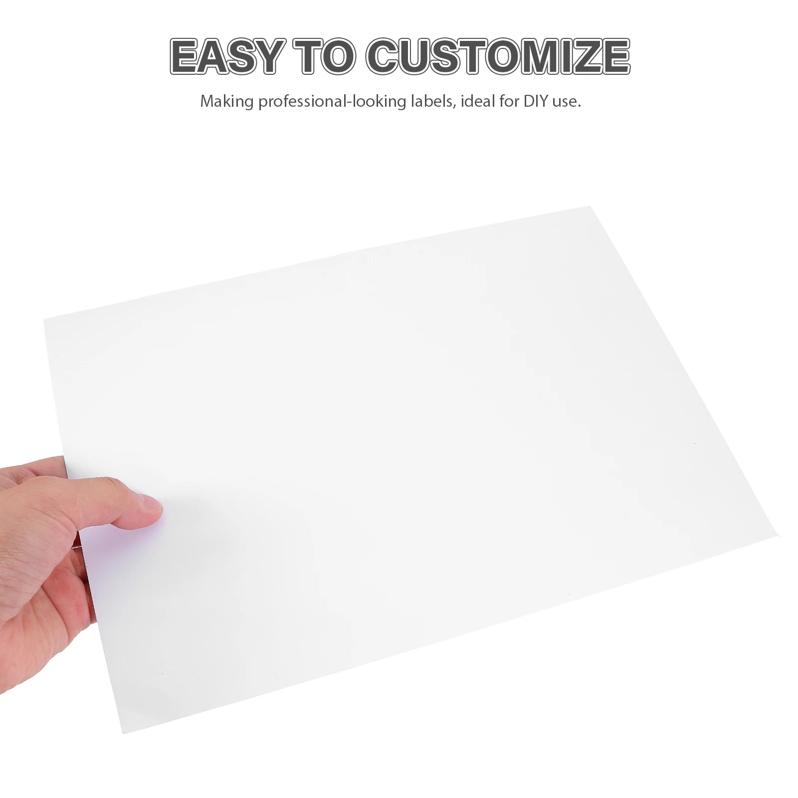 

20 Sheets Printable Label Bright Finish Copper Plate Adhesive Labels For Diy Office Organization A4 Sticker Sheets Label Paper