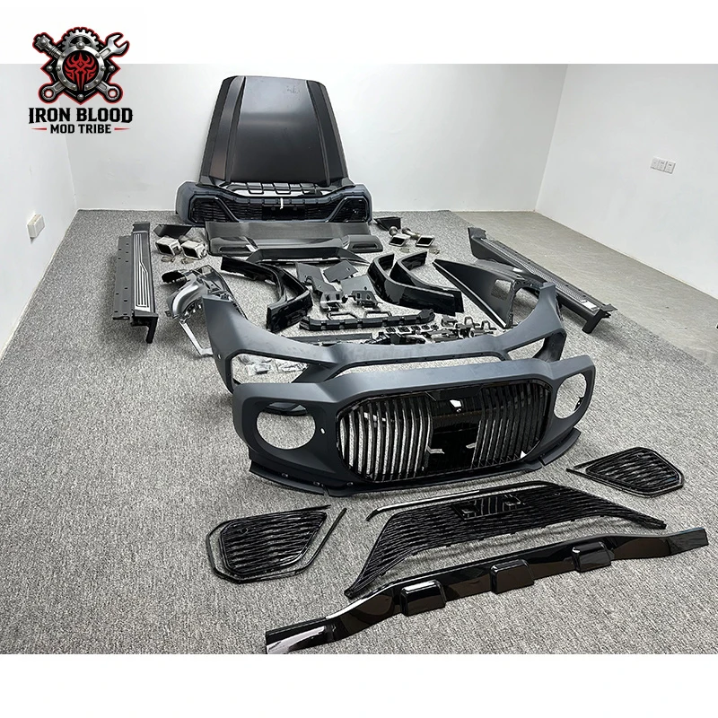 Suitable For Upgrade PP Material With Dry Carbon Fiber Spoiler Mercedes Benz G-Class W464 AMG G63 Maybach Body Kit 2019-2024