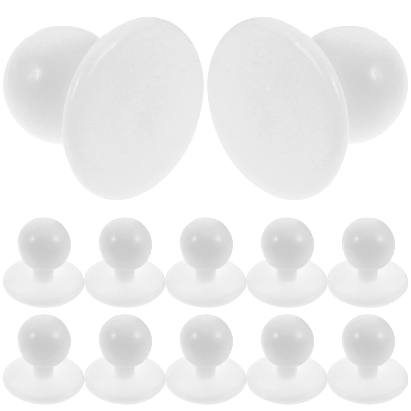 100Pcs DIY Sewing Buttons Durable Plastic Chef Clothes Replacement Practical Handmade Buttons for Chef Coat Suit Clothing