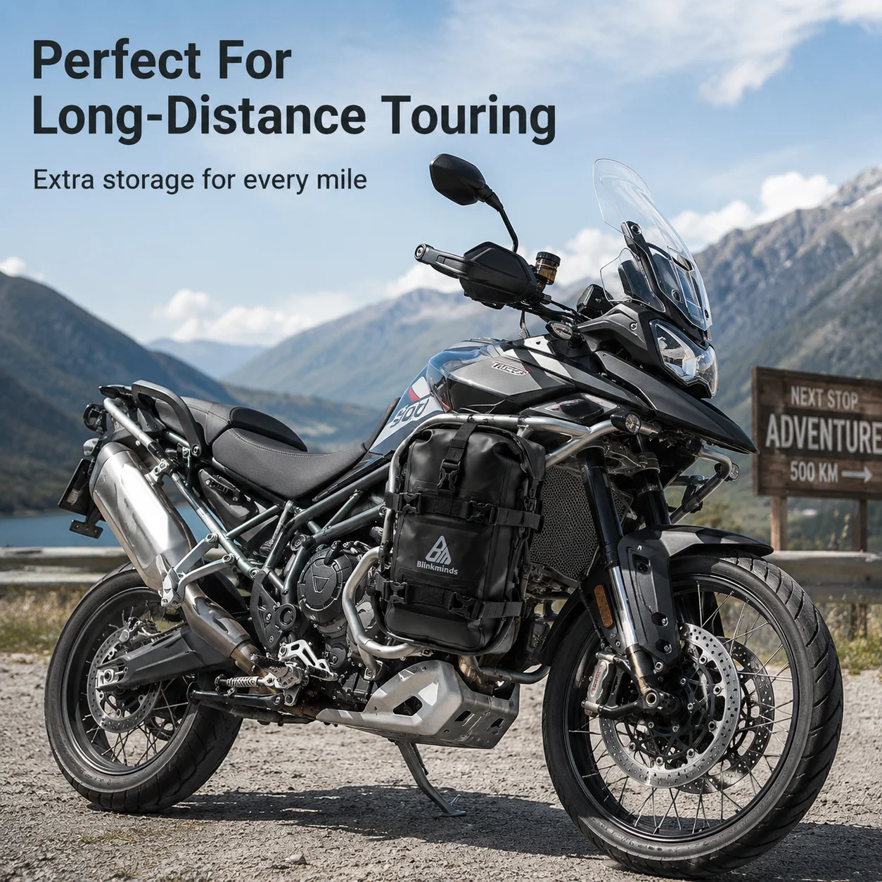 1/2 stücke Wasserdichte Motorrad Crash Bar Tasche Reparatur Werkzeug Platzierung Tasche Für HONDA Suzuki BMW R1200GS Yamaha Motorrad Tasche teile – Detail 18