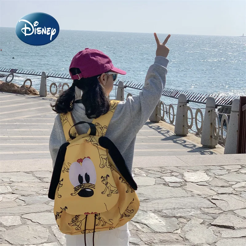 Disney New Kindergarten Schoolbag Cartoon Large Capacity Children's Backpack 3D Fashion Casual Lightweight Children's Backpack