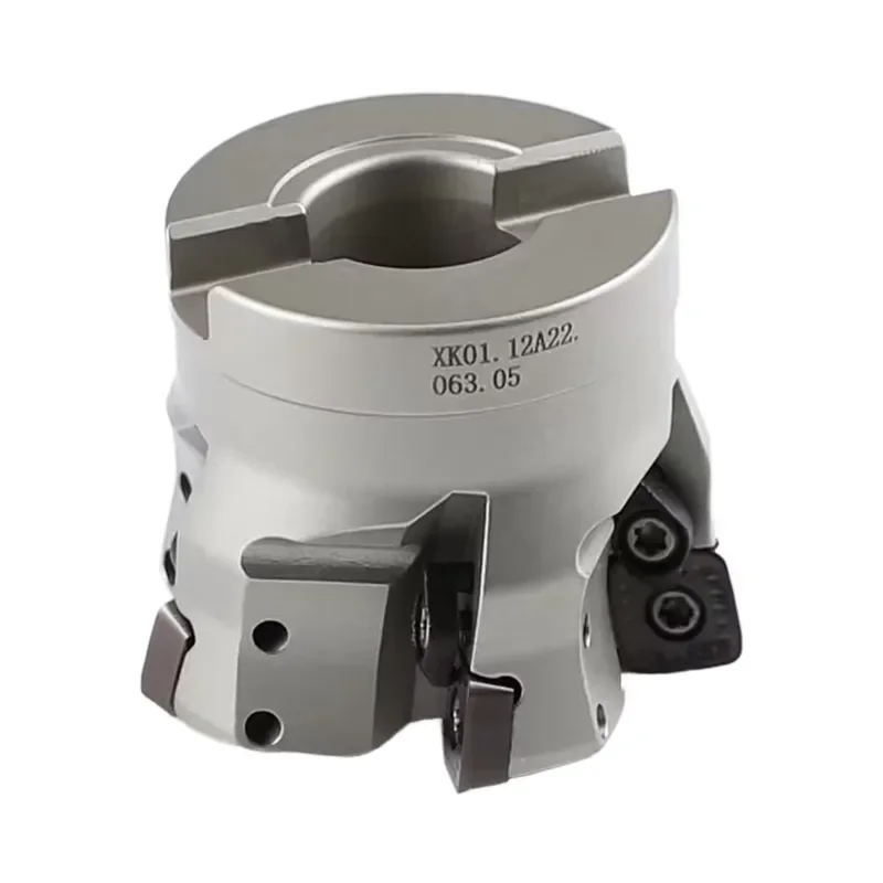 XK01 Series CNC Indexable Milling Cutter High Feed End Mill for Machining Center HRC45 Hardened Steel Metal Working Tool