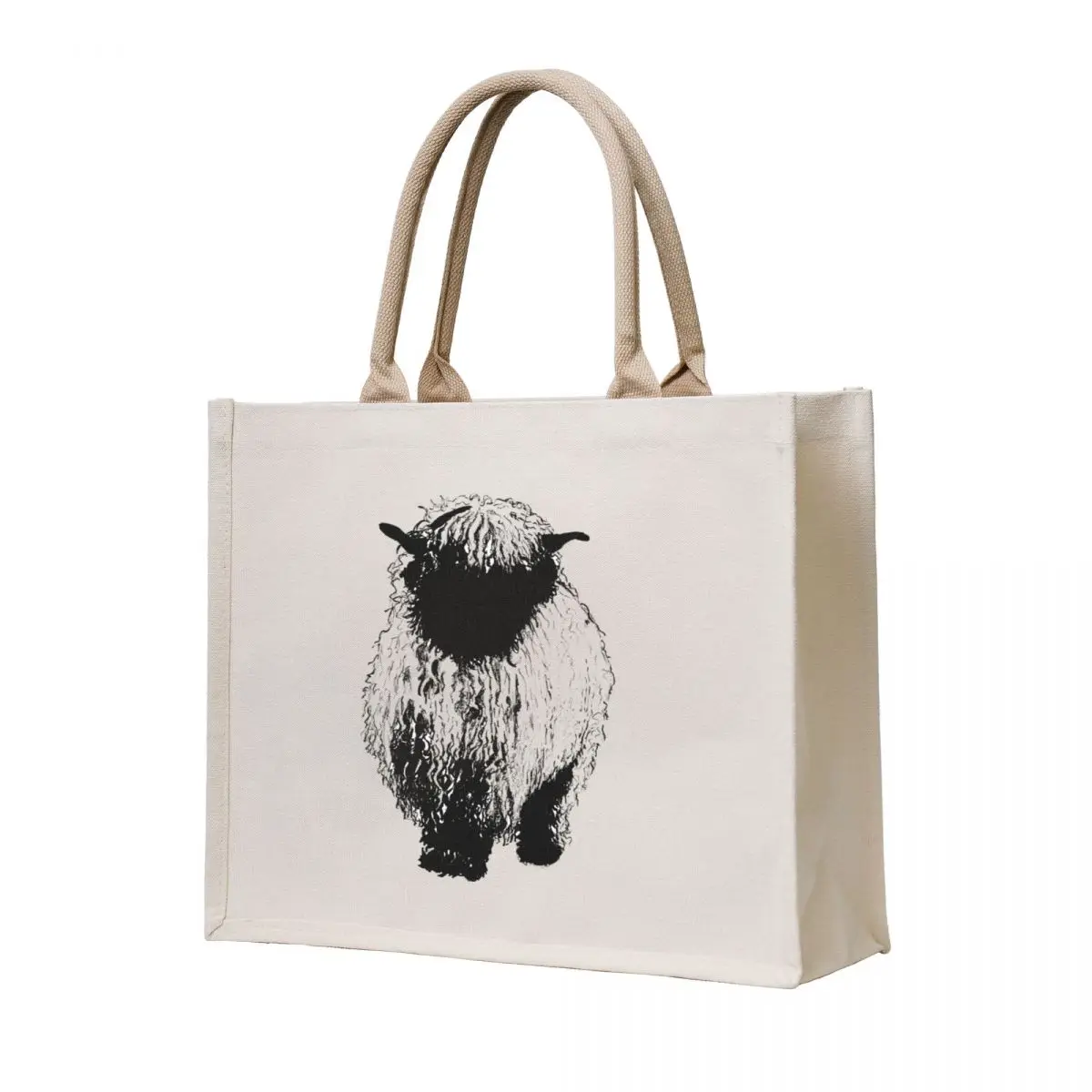 

Valais Blacknose Sheep Abstract Tote Bag shopping trolley bag Reusable bags Candy bags