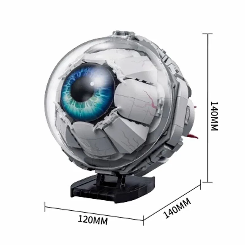 Creative Expert Eye Bouwstenen Oogbol Structuur Model Assemblage Baksteen Puzzel Educatief DIY Speelgoed voor Volwassen Cadeau