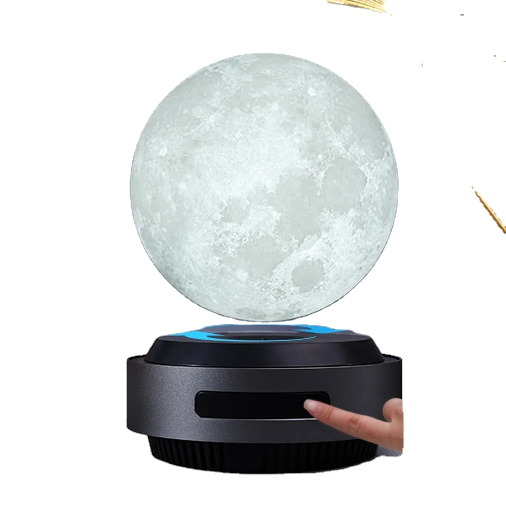 HCNT Factory Price Levitating Moon Lamp Magnetic Automatic Lifting Birthday Gift High Technology
