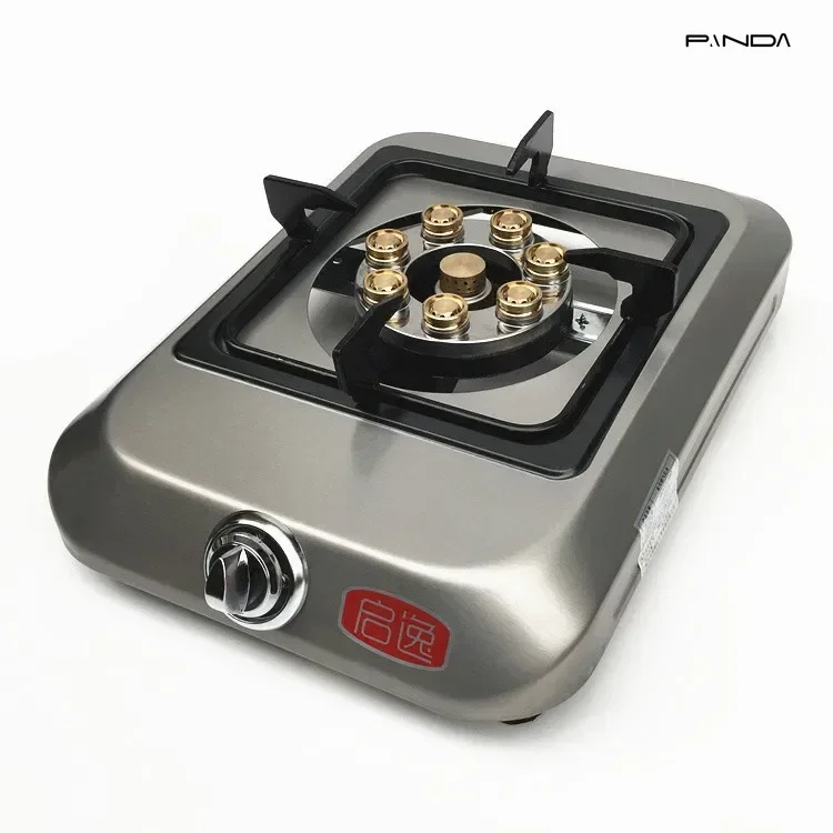 Gas stove new desktop fierce fire gas stove low pressure copper eight head fire gathering liquefied gas restaurant stir fry