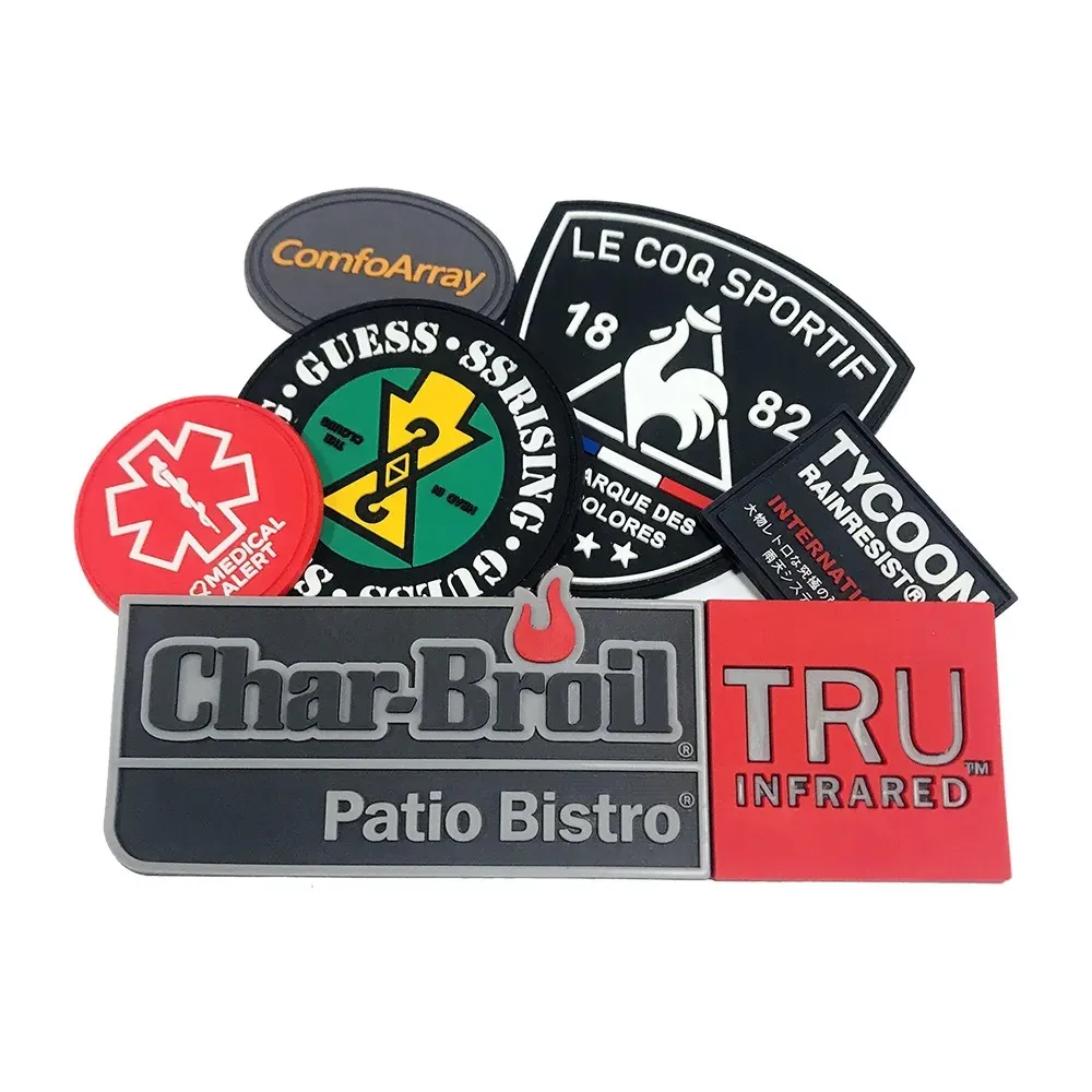 Cloth Custom Woven Patch/Embroidery 3D Pvc Patch Silicon Patch For Clothing