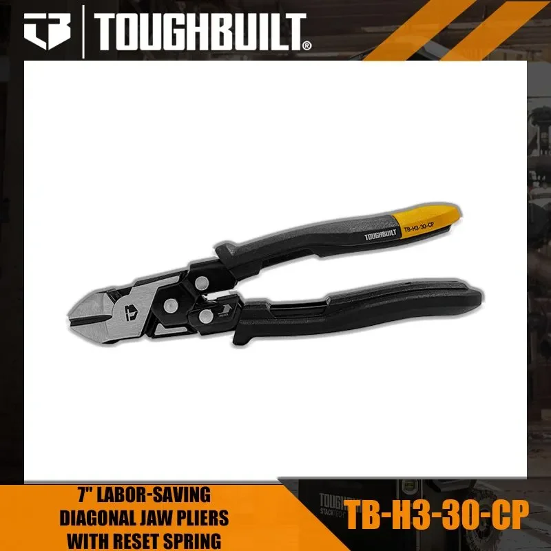 TOUGHBULILT TB-H3-30-CP labor-saving steel wire pliers with pointed nose and slanted mouth pliers with reset spring