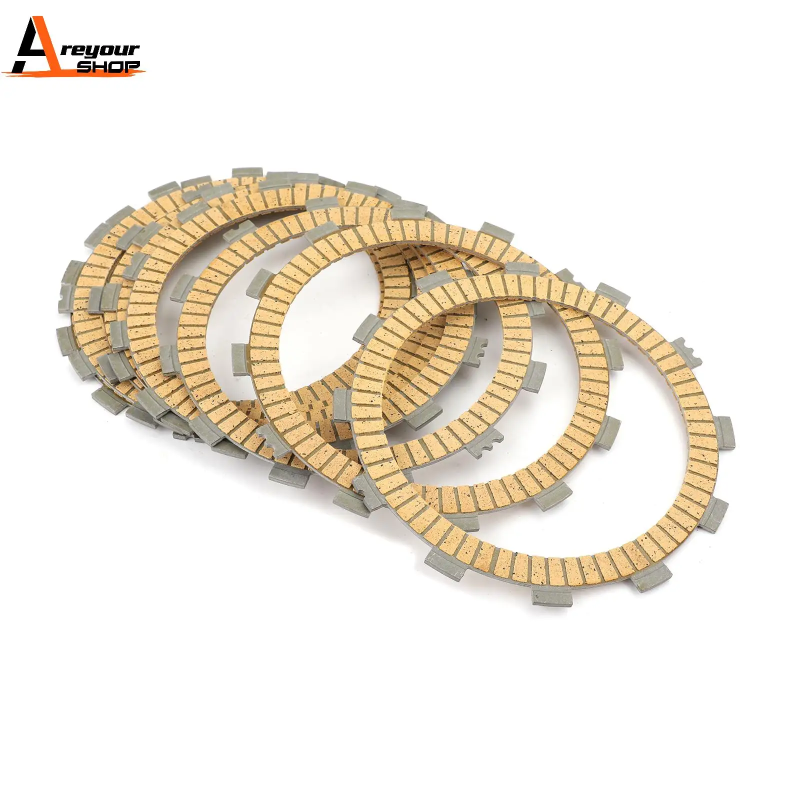 Areyourshop For Yamaha VMAX12 VMX12 V-MAX XVZ1200 XVZ1300 Clutch Friction Plate Kit Set 26H-16307-01 Motorcycle Parts