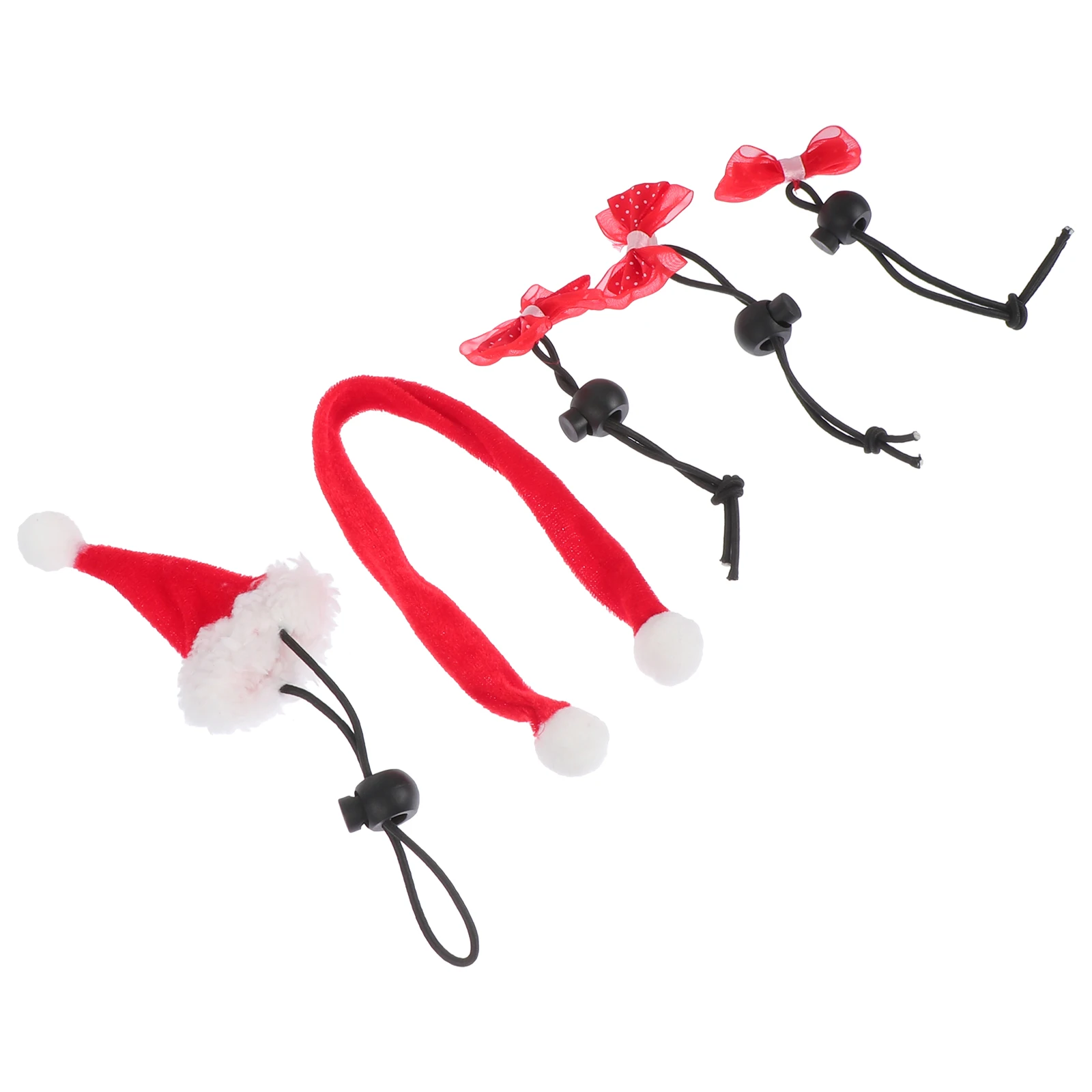 

Small Animals Christmas Costume Pet Hedgehog Scarfs Xmas Hamster Hats Decor Accessories Polyester Material Durable Adorable