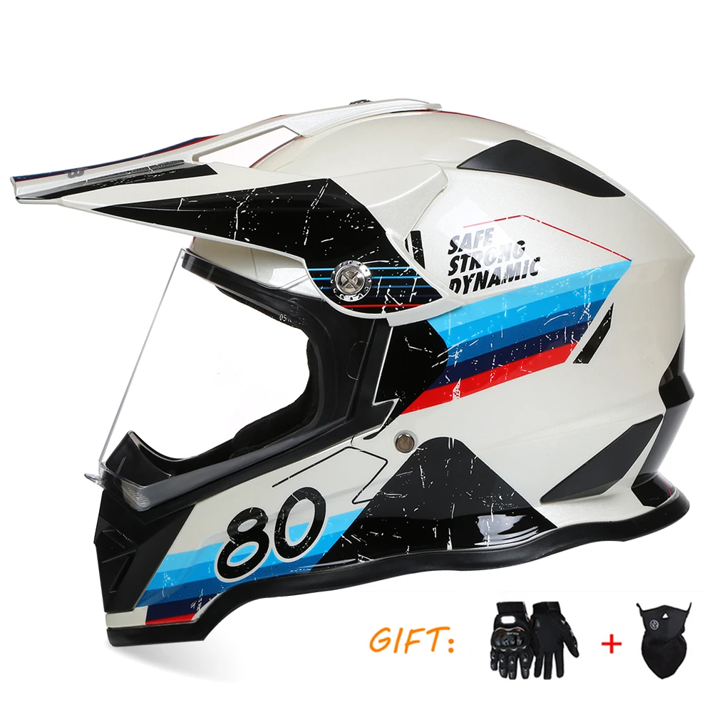 

DOT ECE Off-road Motorcycle Helmet Full Face Downhill AM DH Mountain Bike Capacete Cross Helmet Casco Motocross Free Glove Mask