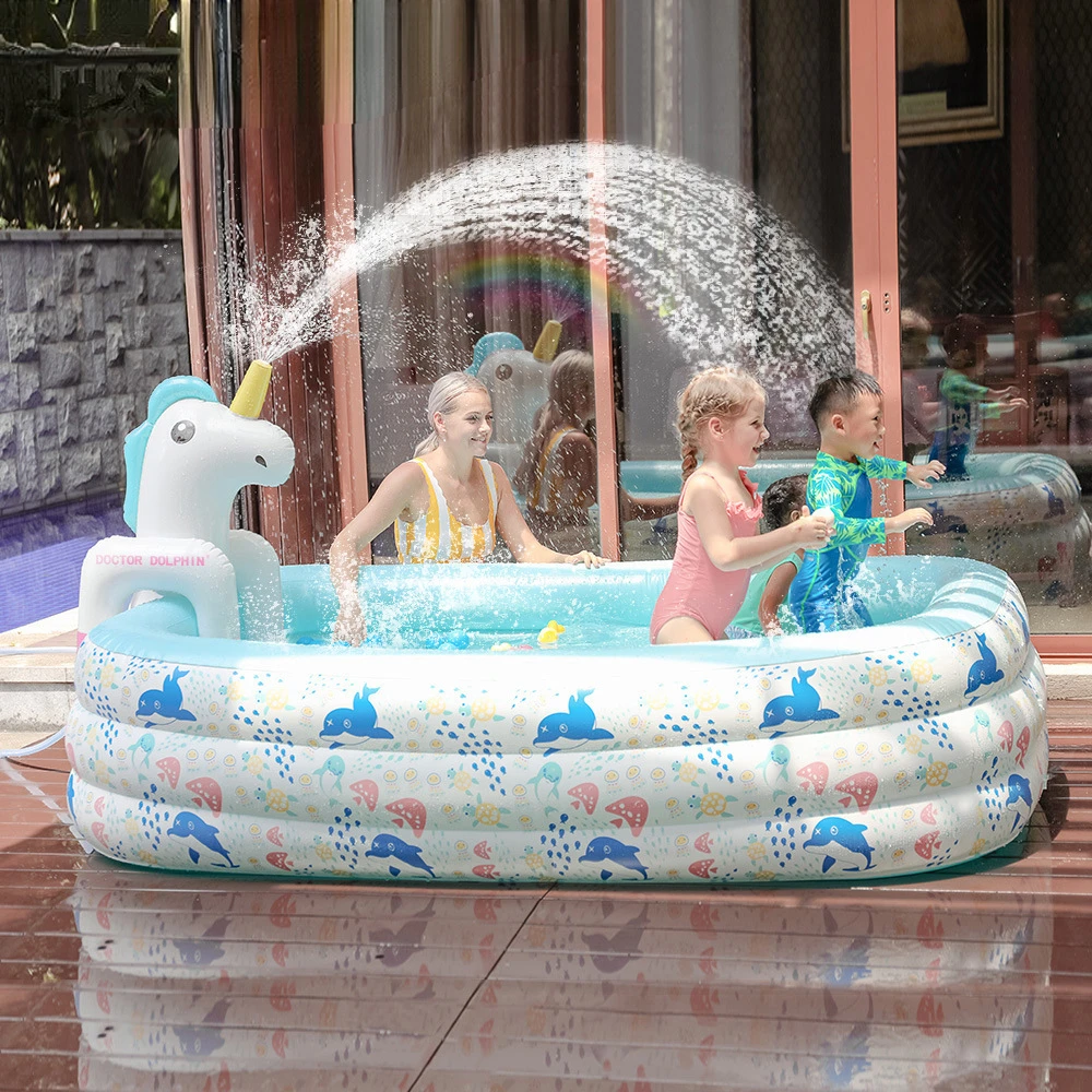 Children's inflatable pool children's swimming pool i play  baby swimming play water children's