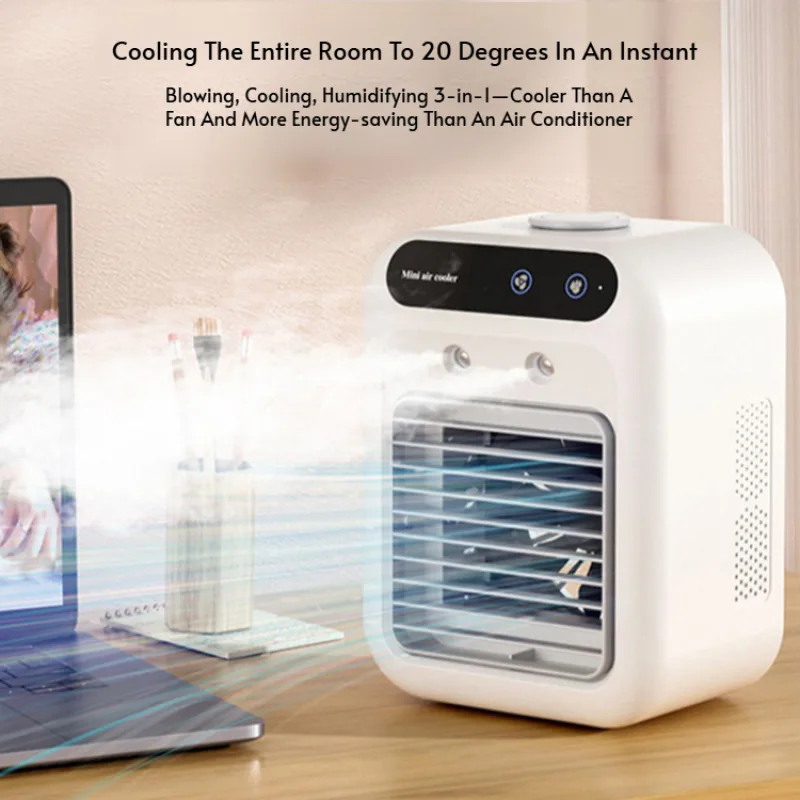 New Air Conditioner Fan Electric Fan / Office Cool Blower Desktop Cooling / Silent Spray Cooling / Summer Household Adults