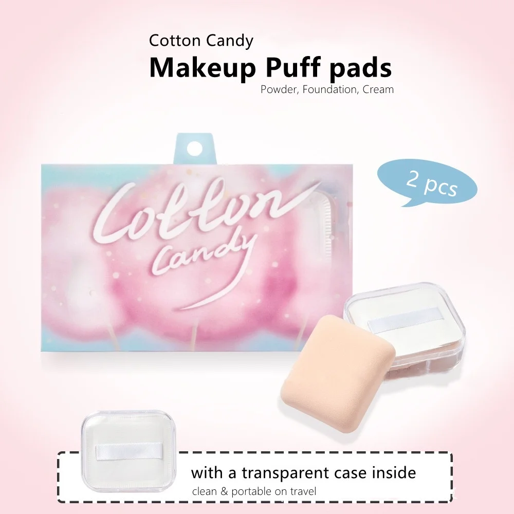 Rubycell Airy Fit Dough Puff, Cushion Makeup Pads Puff for Foundation and Powder 2pcs/set