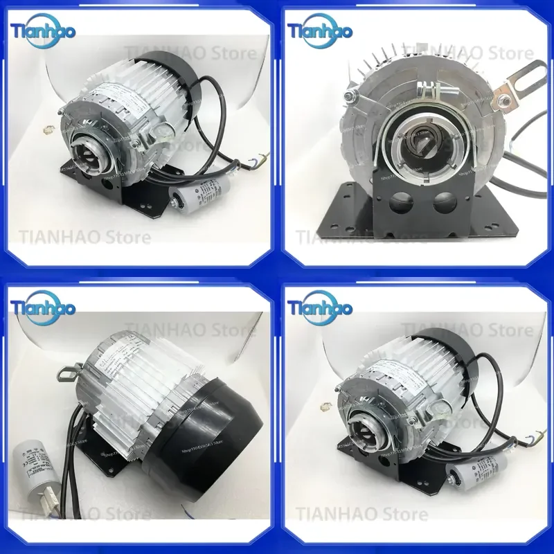 550W Dual Electric Motor Kit 110V 380RPM High Speed Industrial Motors for Machinery Drive System for DIY Automation Equipment