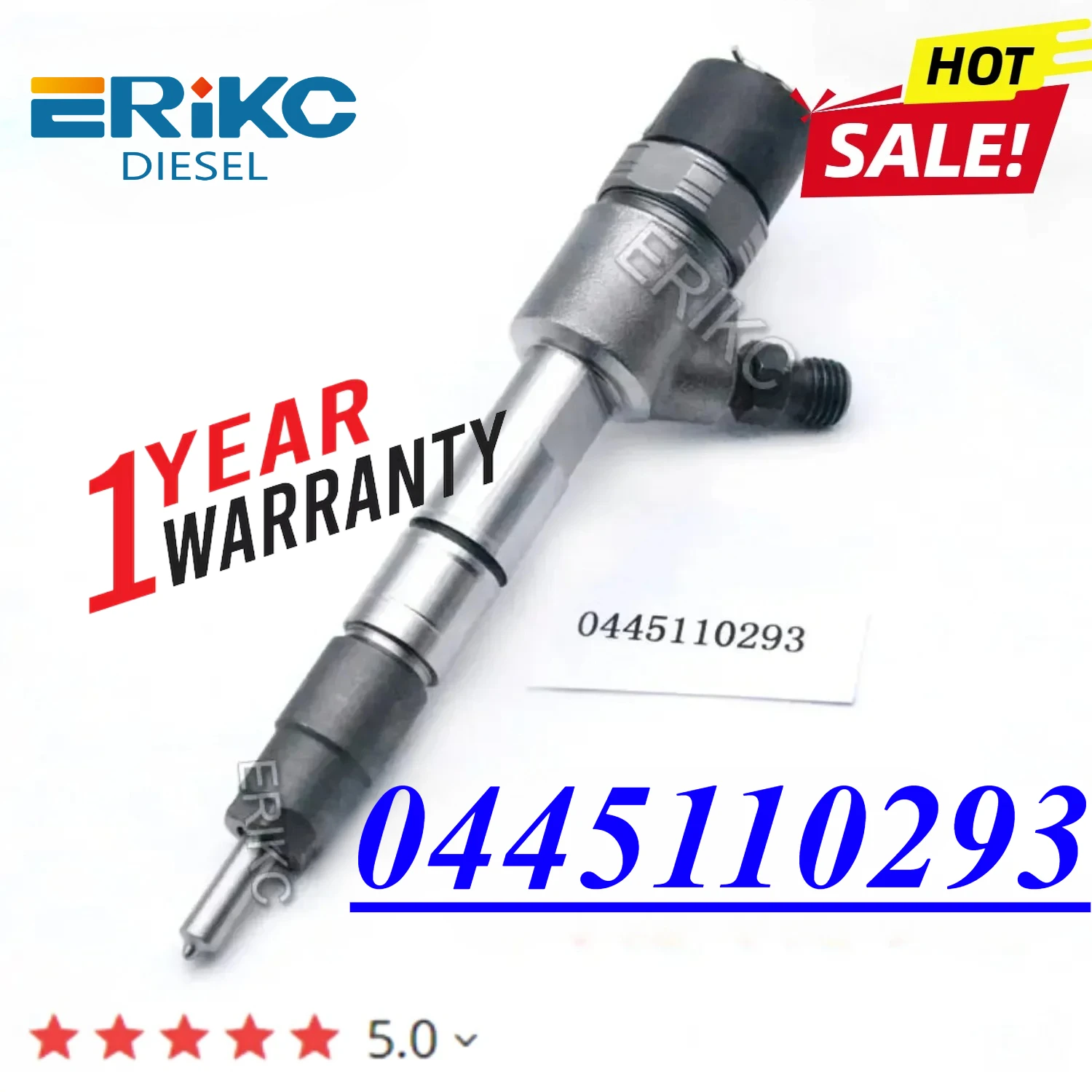 

0445110293 Auto Engine Injection 0445 110 293 Common Rail Injector 0 445 110 293 for Great Wall Group Hover 1112100-E06 55577668