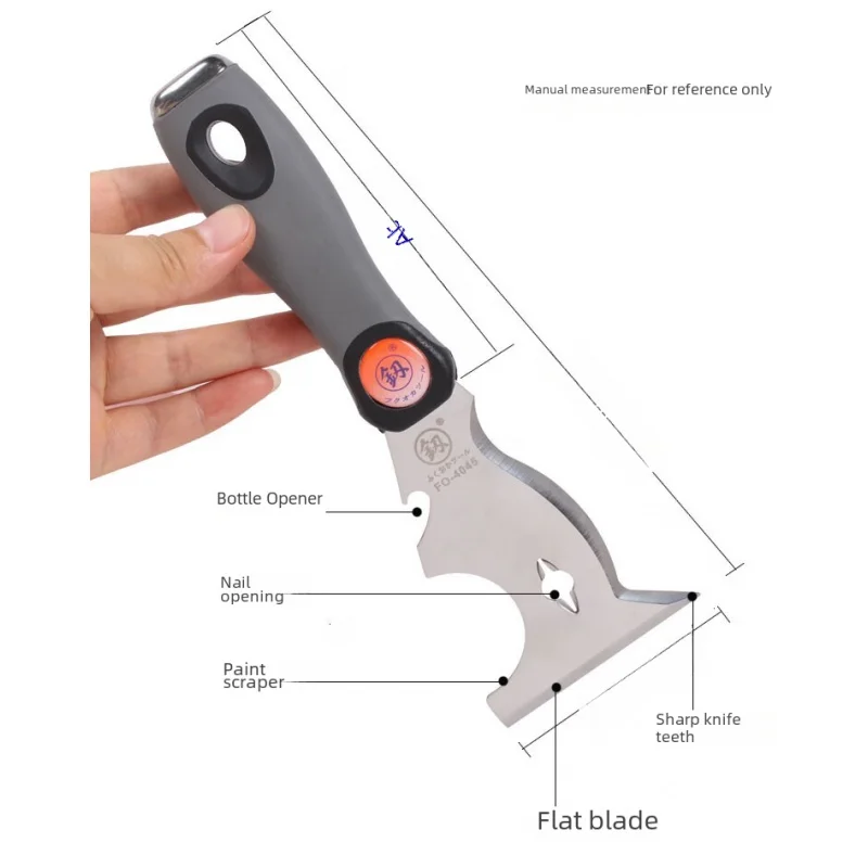 Outil de grattoir de plâtrage de cloisons sèches en acier inoxydable, couteau à mastic, truelle, mur, livres, pelle, outils de construction