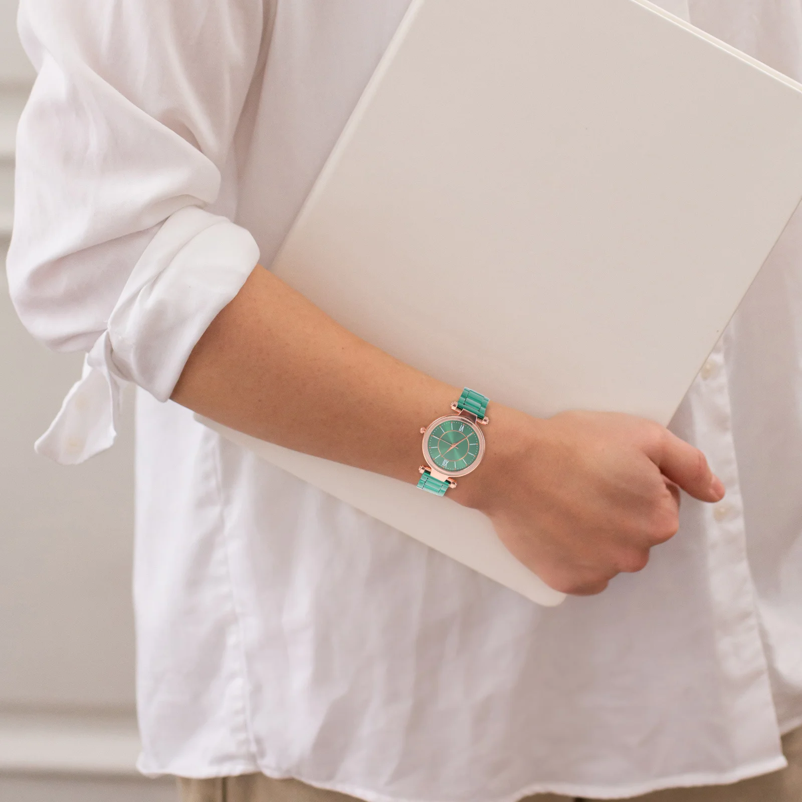 

Quartz Women Wrist Watch Stylish Strap Durable Lightweight Leisure Watch for Indoor and Daily Use