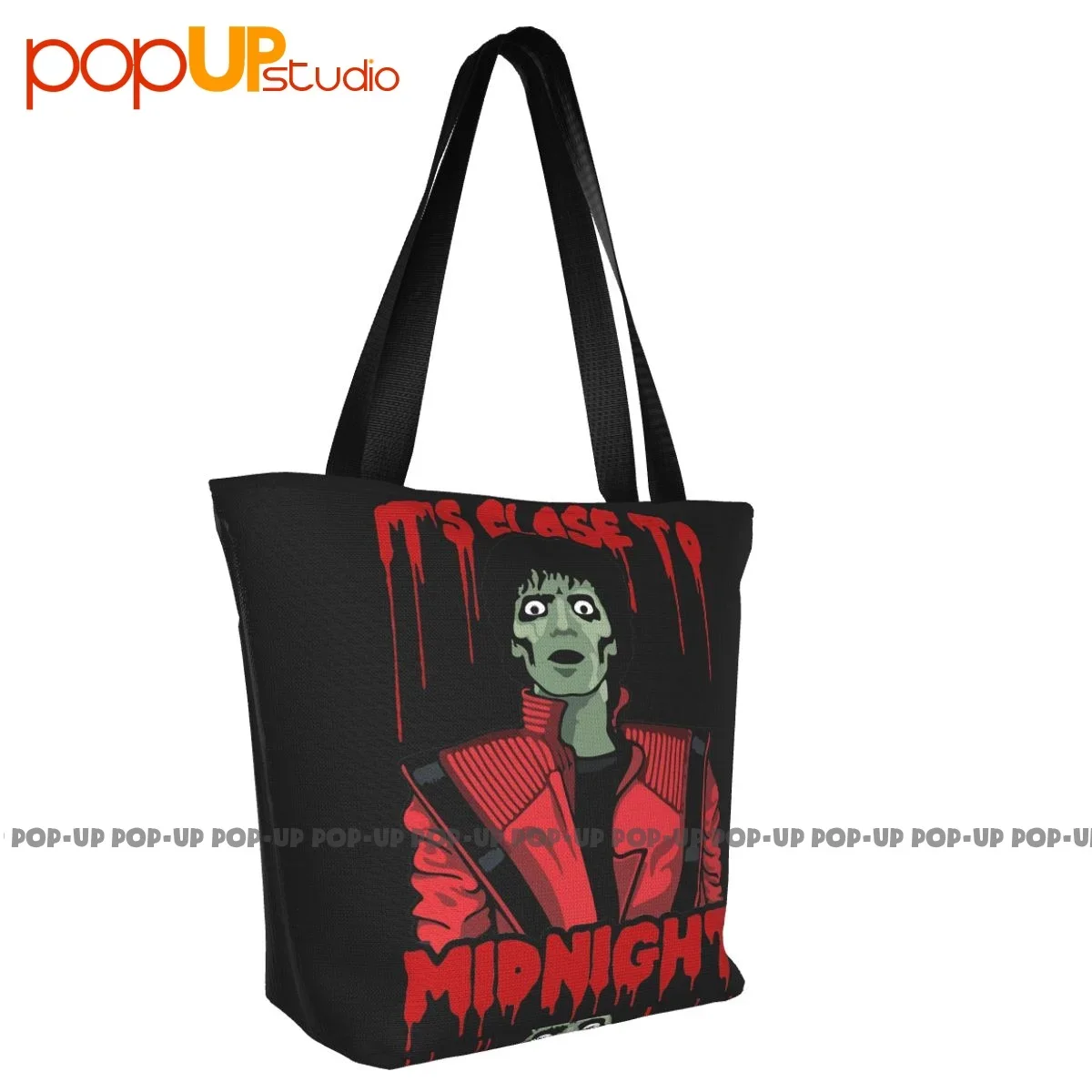 Zombie Michael Thriller Mj Michael Jackson Retro Handbags Polyester Shopping Bag Storage Handbag image 3