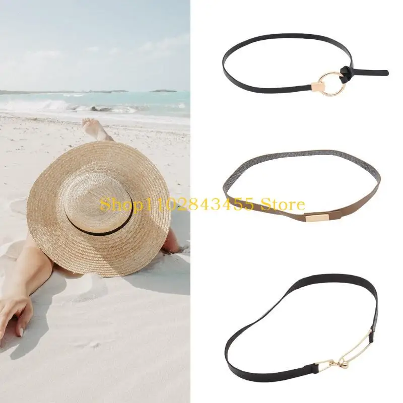 フェドーラハット用カウボーイハットバンド用の49mcハットベルト革帽子バンド西部帽子