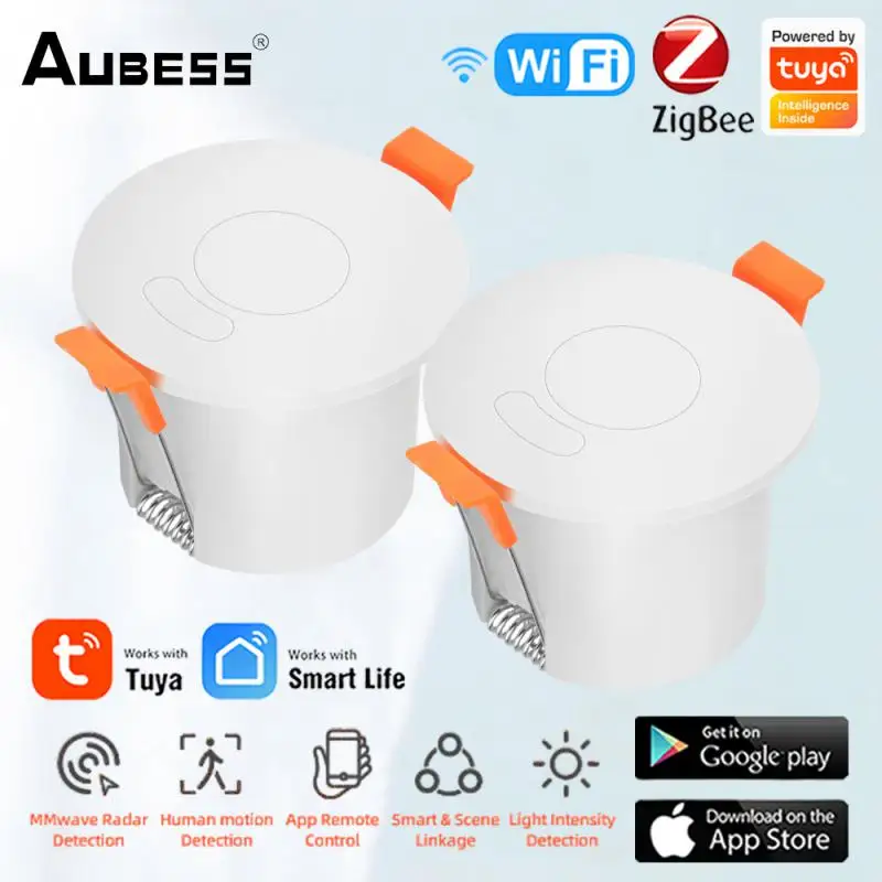 

Zigbee Tuya WiFi Human Presence Motion Sensor 5.8G/24G MmWave Radar PIR Motion Detection 110-265V Smart Life Home Automation