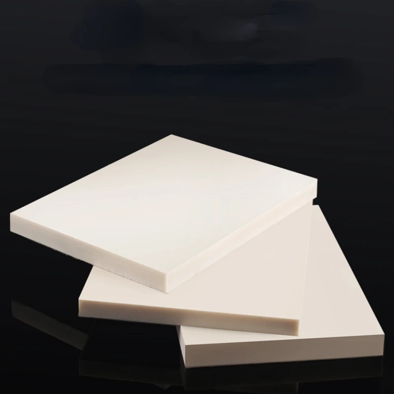 Nylon PA6 Extruded Sheet, Faint Yellow Plastic Plate, 6mm, 8mm, 10mm, 100x100mm, 200x200mm, 200x350mm, 300x500mm