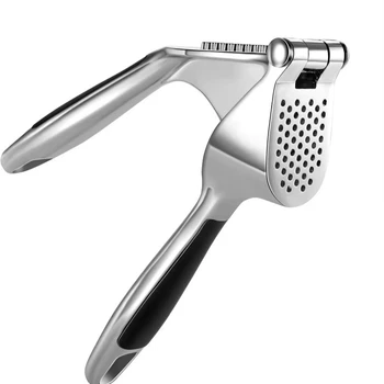 1PC Garlic Press Zinc Alloy Garlic Mincer Crusher with Ergonomic Soft Grip Handle Easy to…