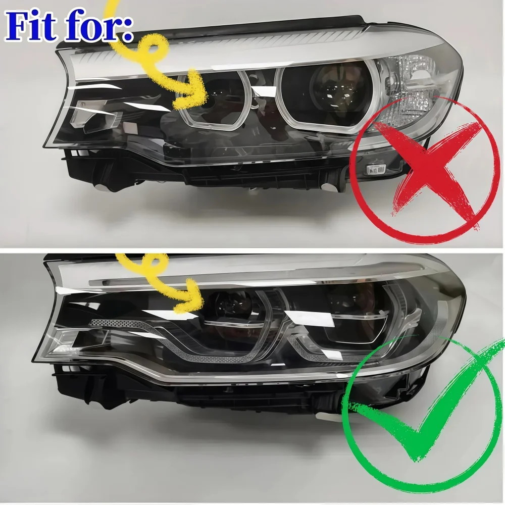 DRL LED Board For BMW 5 Series G30 G31 G32 GT M5 2017-2020 Adaptive LED Headligt Daytime Running Light DRL Module 63117214939