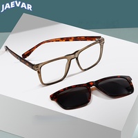 New TR90 Magnetic Eye Frame Ultra Light Square Polarized Sunglasses For Men Anti Blue Light Optical Prescription Frame 334204