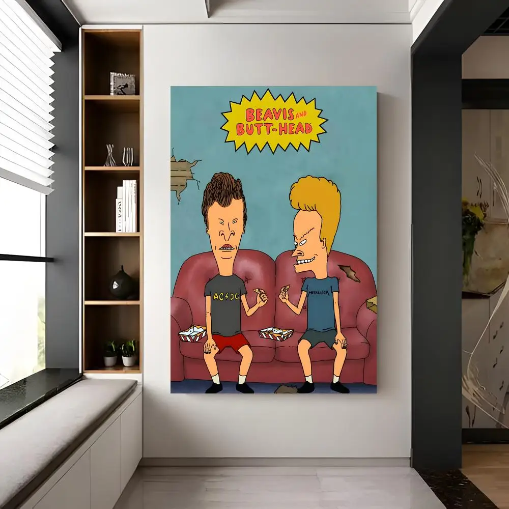 Adult Animation B-beavis and Butt-Head Poster Modern Wall Decor Collection for Home Design