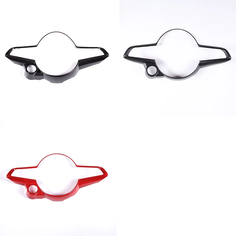 For 2020-2022 Alfa Romeo Giulia/Stellvio Steering Wheel Trim Frame Car Interior Accessories High Quality ABS Material