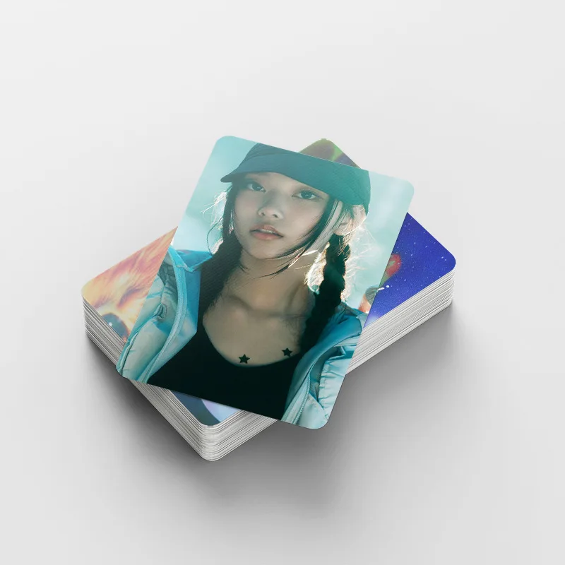 92Pcs/Set Girl Idol New Series Sticker Lomo Cards HD Printd Photocards High Quality MINJI Hanni DanieIIe Hyein Haerin Fans Gifts