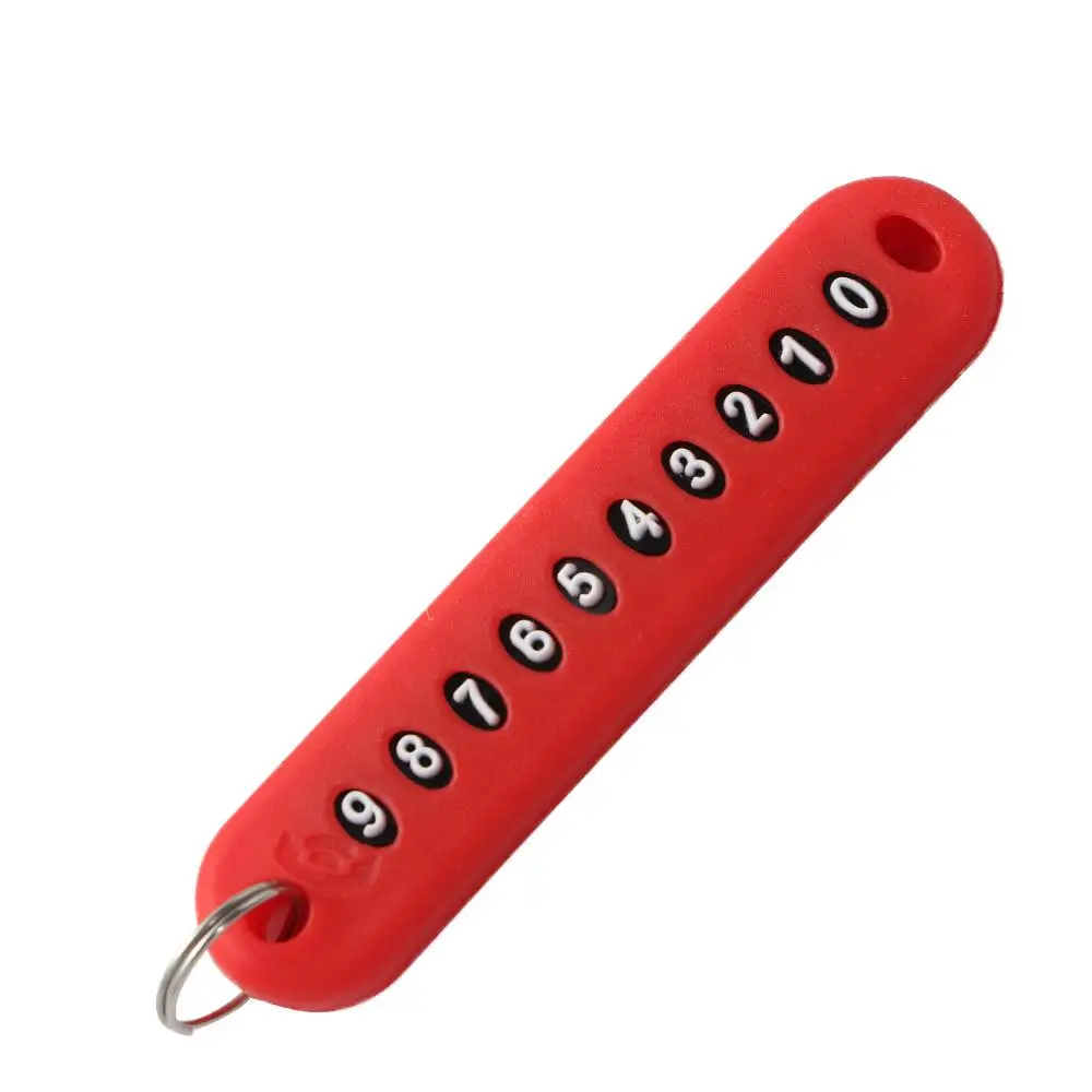Gift Leather Strap DIY Hand Woven Car Key Holder Lanyard Keyring Phone Number Keychain Car Key Clip ​