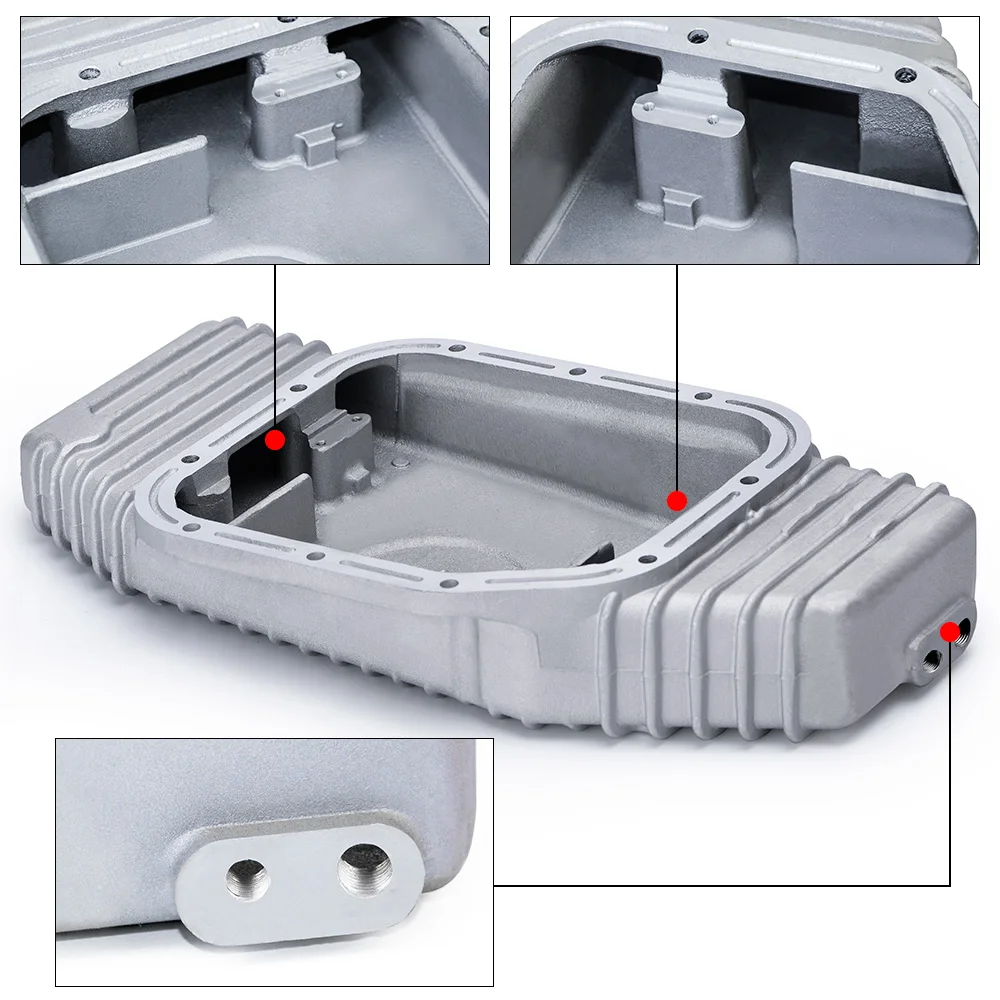 FOR S13 S14 S15 SR20DET SR20 180SX 200SX 240SX SILVIA SIL 80 TURBO ALUMINUM OIL PAN  (Fits: Nissan) WX-OP49