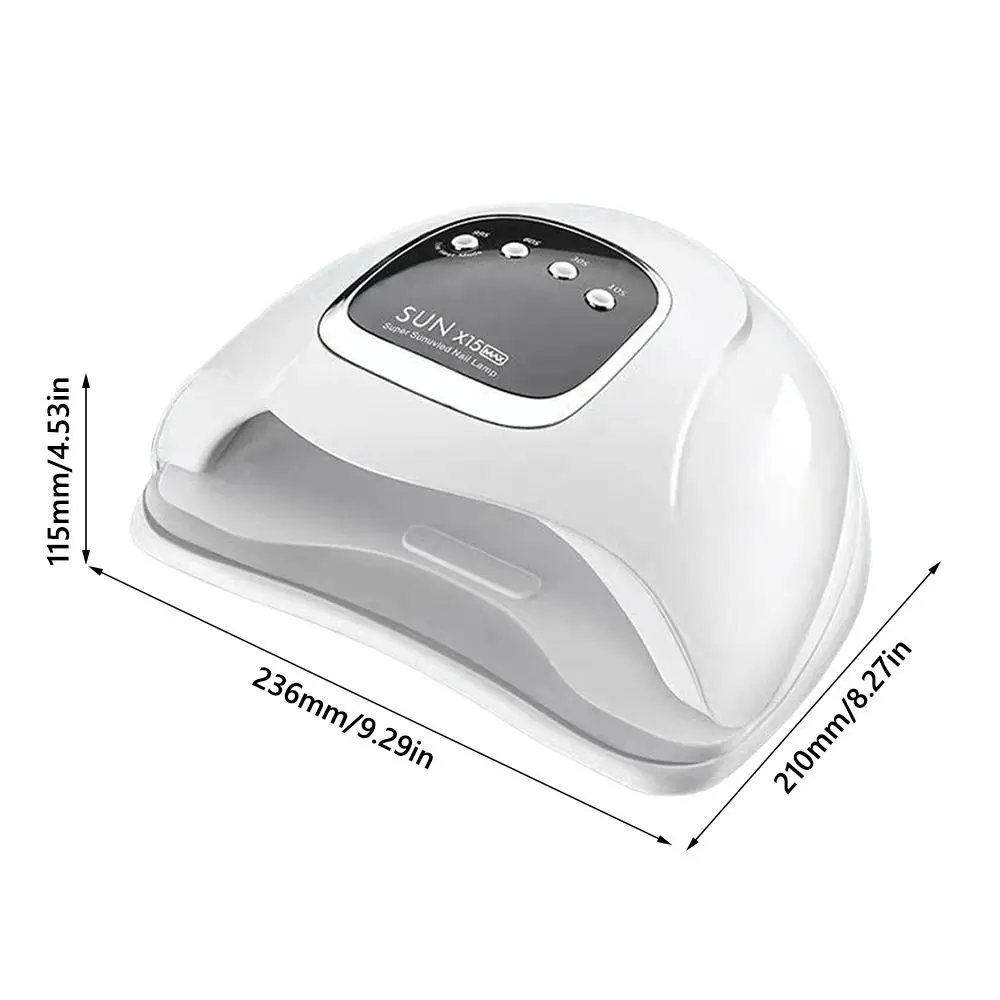 SUNX15MAX 320 W Gel Nageldroger 66 UV LED 10 sec Gel Kleurendroger Digitaal Display UV LED Nageldroger Professioneel gebruik