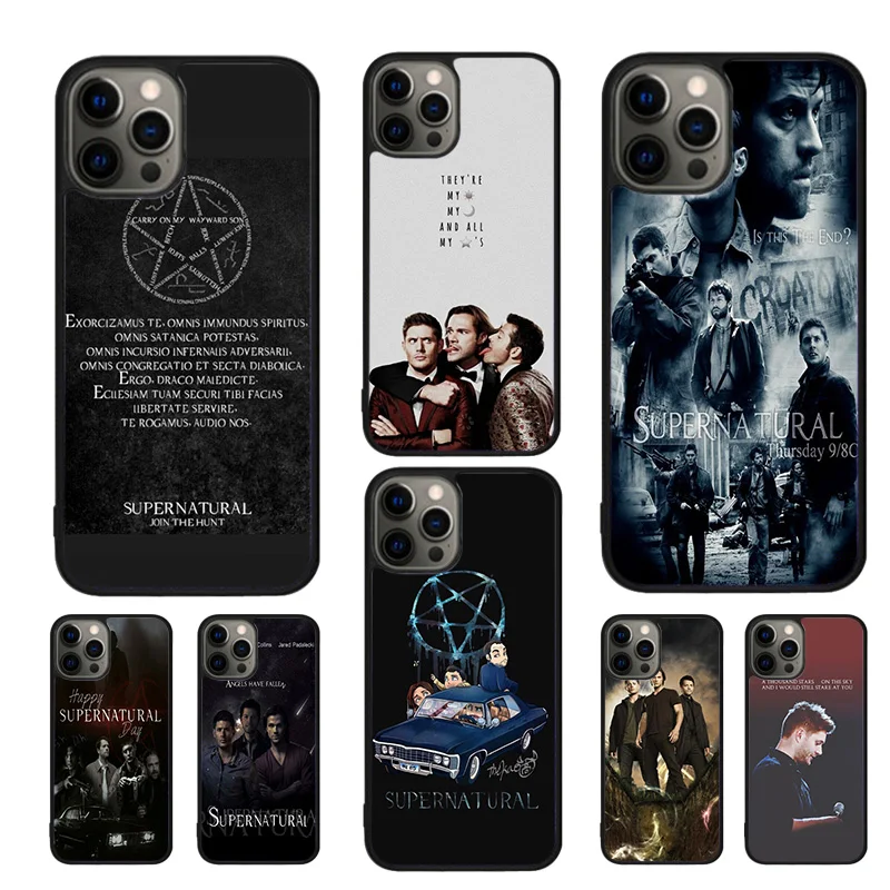 Supernatural Final Season 16 15 Phone Case For iphone 16 15 14 11 12 13 mini Pro  XR XS MAX Plus SE coque Cover Shell