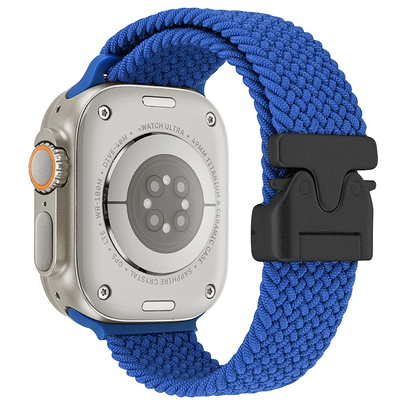 Geflochtenes Fallschirmarmband für Apple Watch Ultra 3/2 Band 49 mm 46 mm 45 mm 42 mm 44 mm 41 mm Nylonarmband iWatch 11 10 9 8 7 6 SE Gürtel