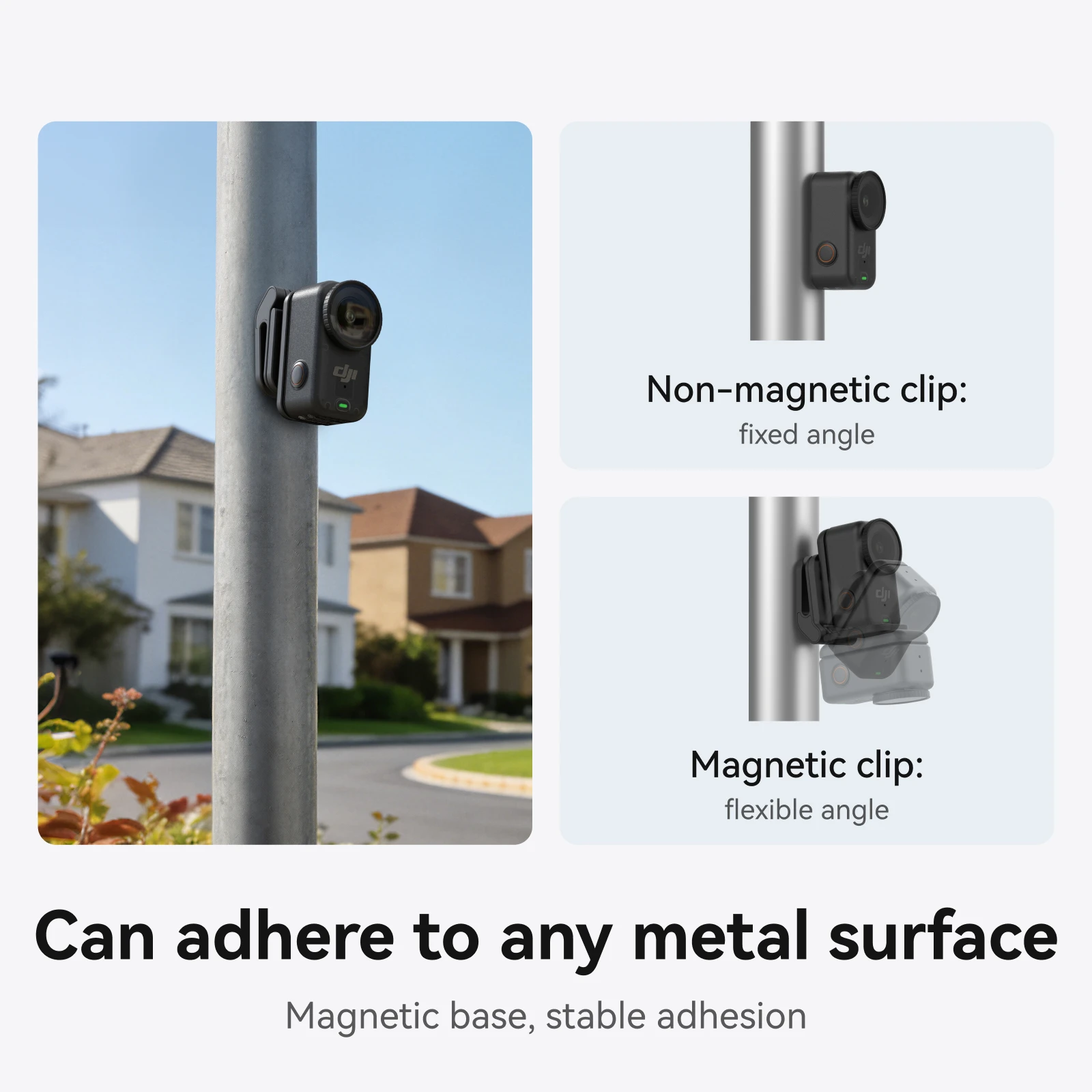 TELESIN Magnetyczny Uchwyt Szybkiego Montażu do Czapki/Kapelusza 240 °   Regulowany kąt ustawiania do akcesoriów kamery sportowej DJI OSMO Nano — zdjęcie produktu 4