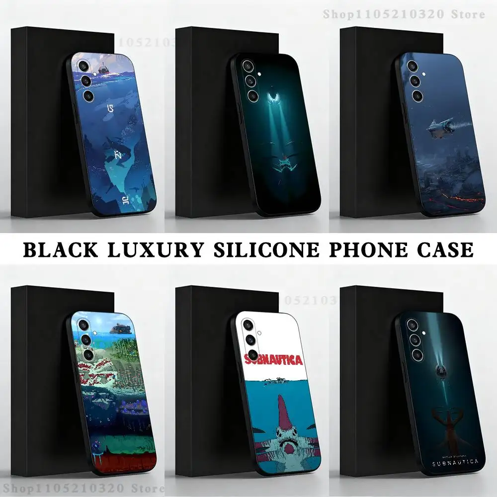 B-Below Zero S-Subnauticas Phone Case For Samsung S25,S24,S23,S22,S21,S20,S10,Ultra,Plus,Lite,FE,Soft Silicone Black Cover