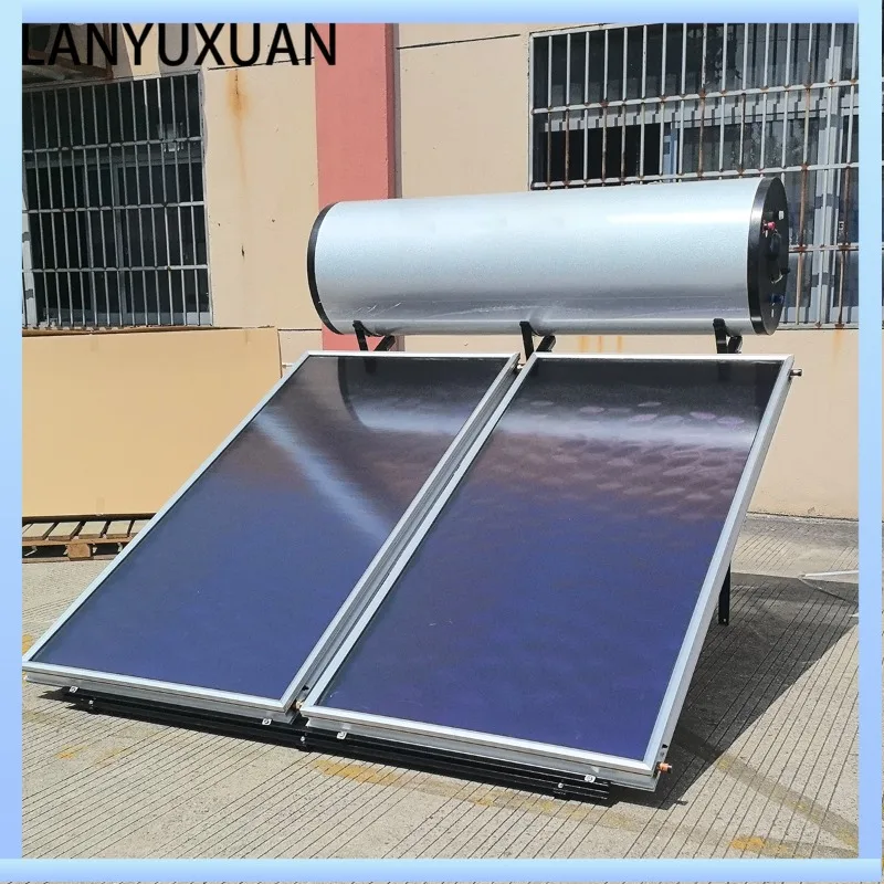 Calentador de agua con capacidad de tanque de 100L, 200L, 300L, Gyser Solar, alta presión, precio barato, placa plana, Kits de calentadores de agua solares para Baño