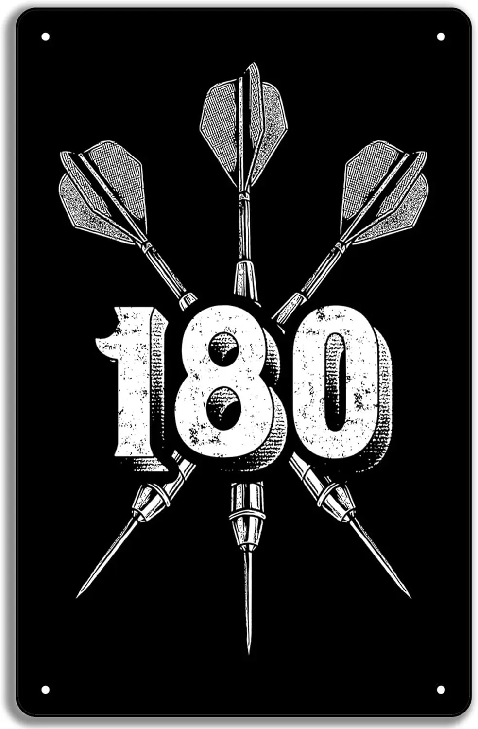 Y1,Darts 180 Arrows Darts  Metal Tin Sign Man Cave Wall Decor-aluminum