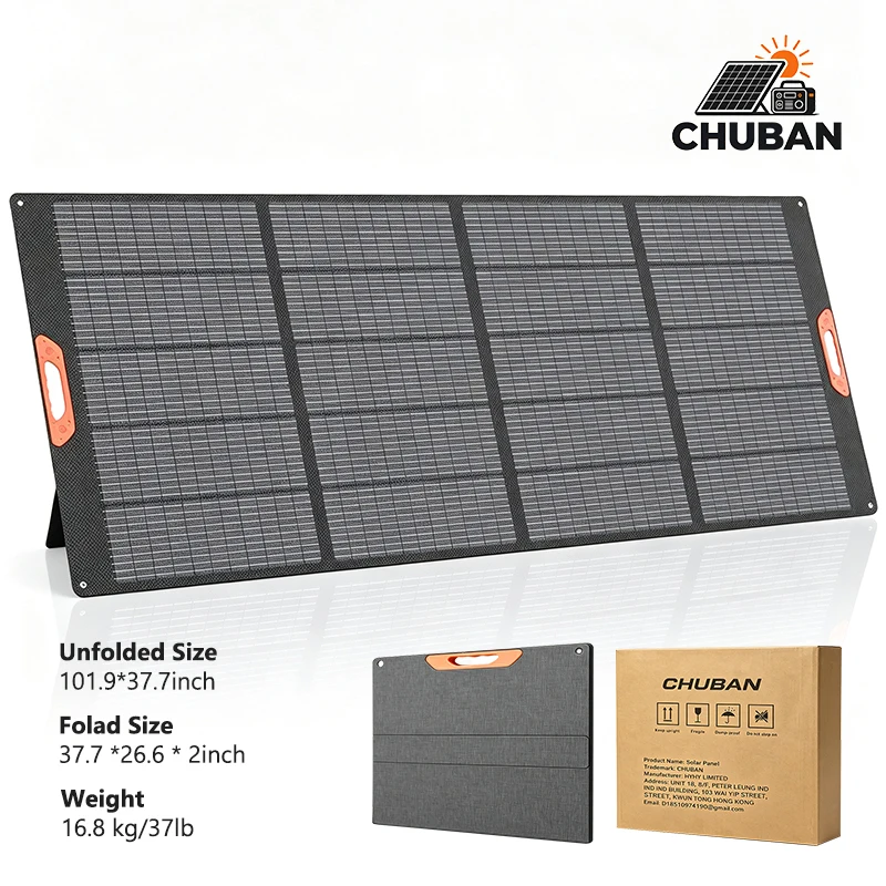 Pannello solare portatile pieghevole da 420 W, caricatore solare monocristallino ad alta efficienza da 400 W per generatore solare, campeggio, ricarica di emergenza all'aperto